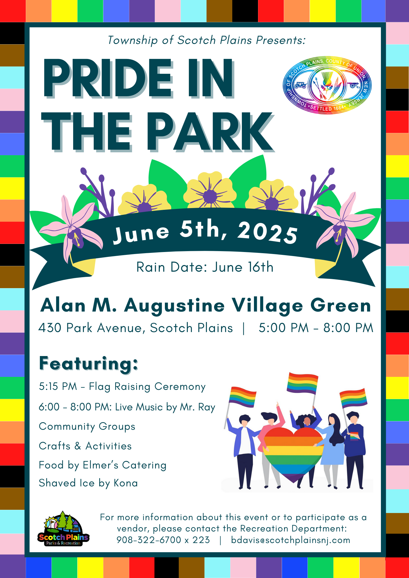 2025 Pride in the Park flyer
