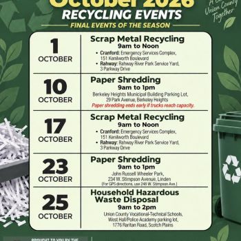 Free Recycling Events This October