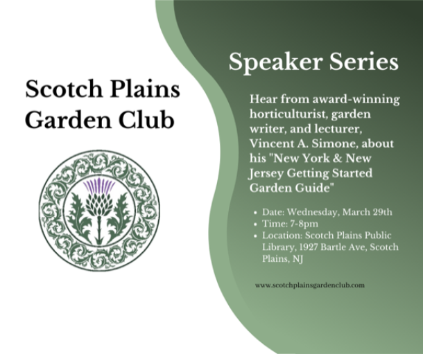 Scotch Plains Garden Club Speaker Series