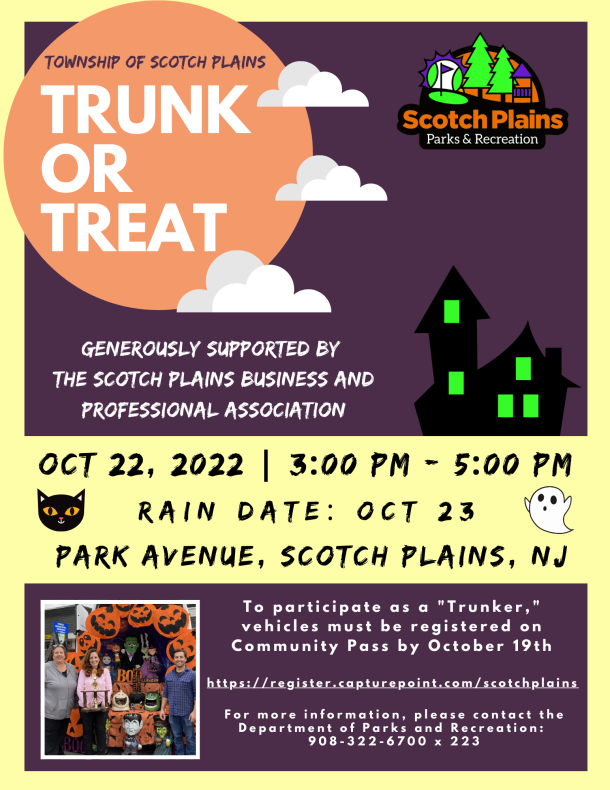 Township of Scotch Plains, NJ TRUNK OR TREAT