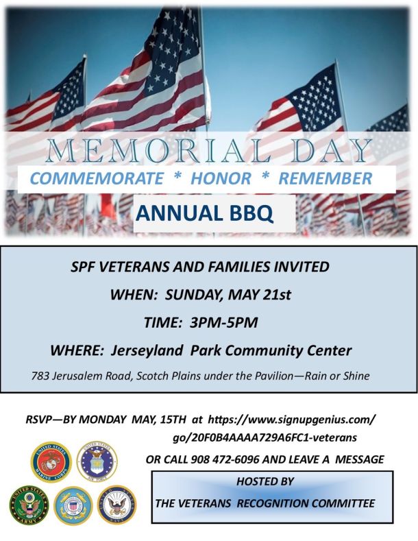 Memorial Day Annual BBQ